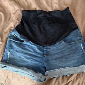 Sonoma Black and Blue High Waist Women's Shorts